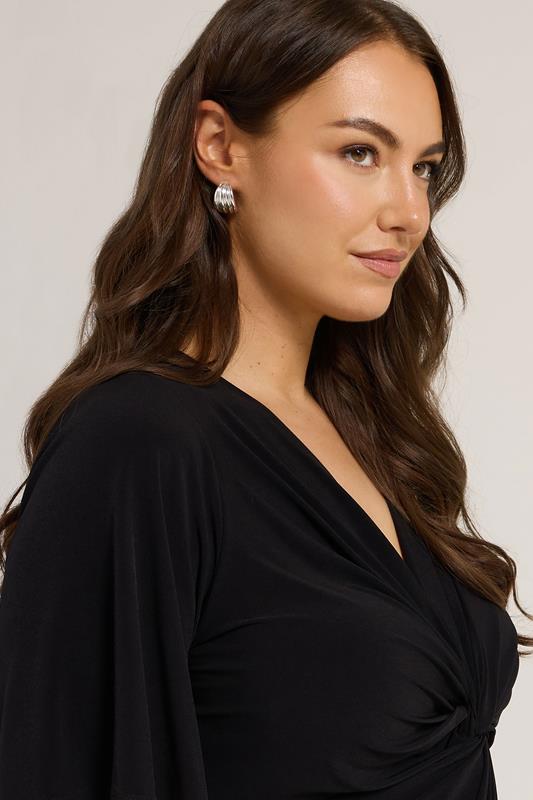 3 PACK Silver Tone Twist Hoop Earrings | Yours Clothing 2