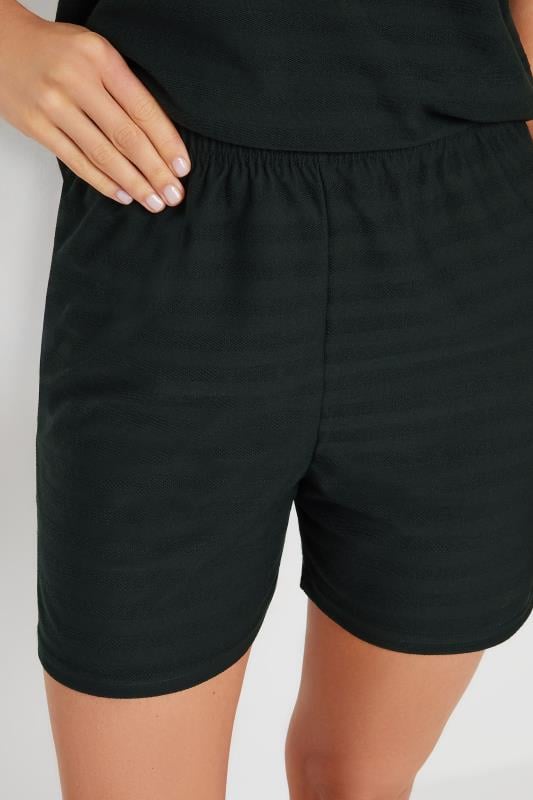 LTS Tall Black Shadow Stripe Shorts | Long Tall Sally 4