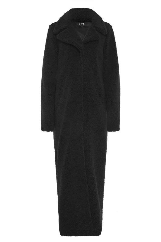 Tall Women's LTS Black Teddy Maxi Coat | Long Tall Sally 6