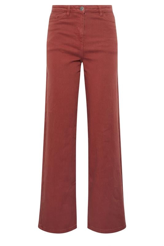 Tall  LTS Tall Rust Orange Wide Leg Jeans