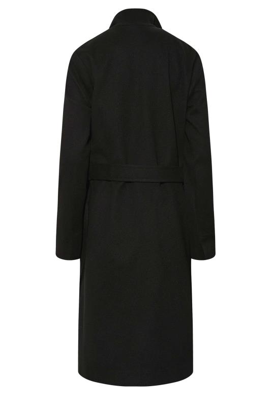 LTS Tall Women's Black Belted Coat | Long Tall Sally 7
