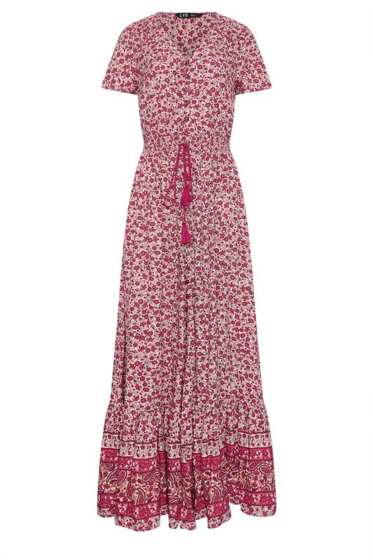 LTS Tall Women's Pink Floral Maxi Dress | Long Tall Sally  5