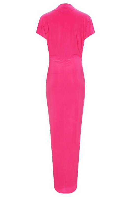 LTS Tall Women's Hot Pink Wrap Dress | Long Tall Sally 7