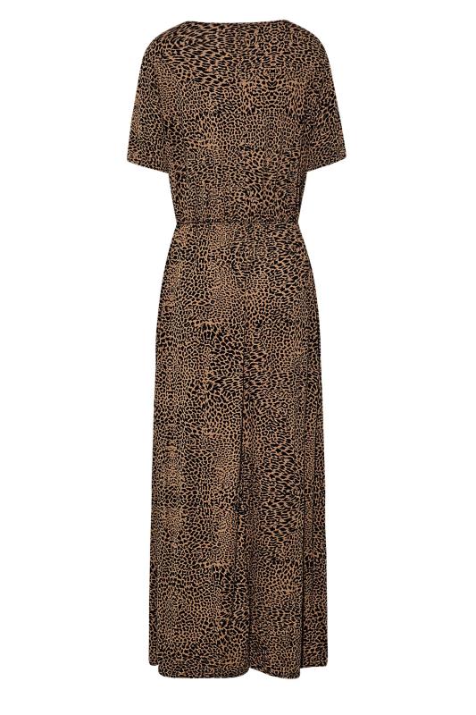 LTS Tall Women's Brown Leopard Print Pocket Midaxi Dress | Long Tall Sally 7