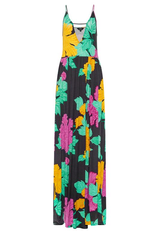 LTS Tall Yellow Floral Plunge Maxi Dress | Long Tall Sally  6