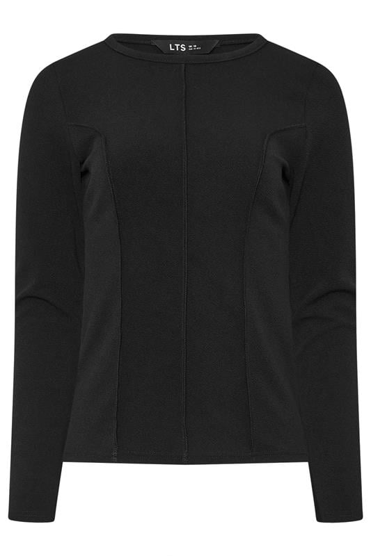 Tall  LTS Tall Black Seam Front Top