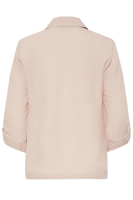 LTS Tall Blush Pink Long Sleeve Utility Shirt | Long Tall Sally 7