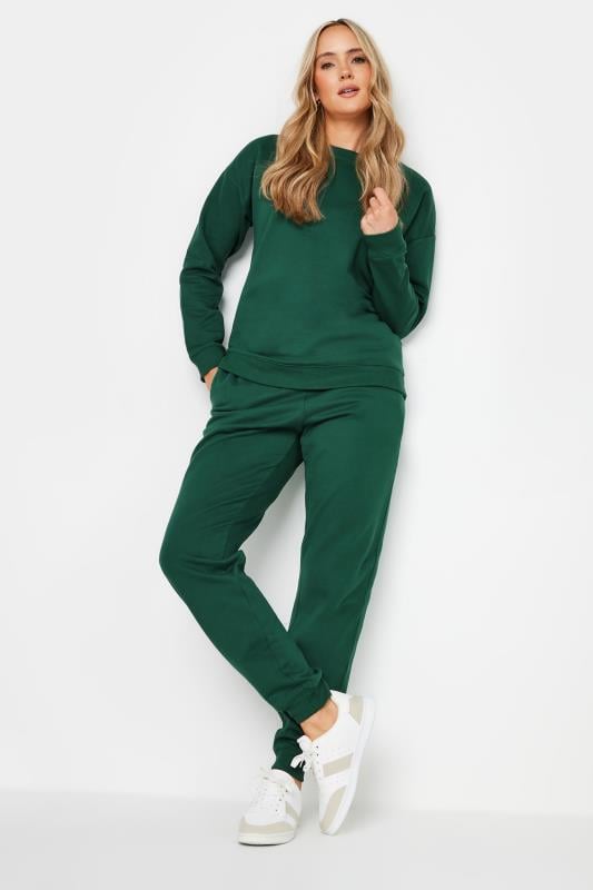 Tall  LTS Tall Dark Green Cuffed Drawstring Joggers