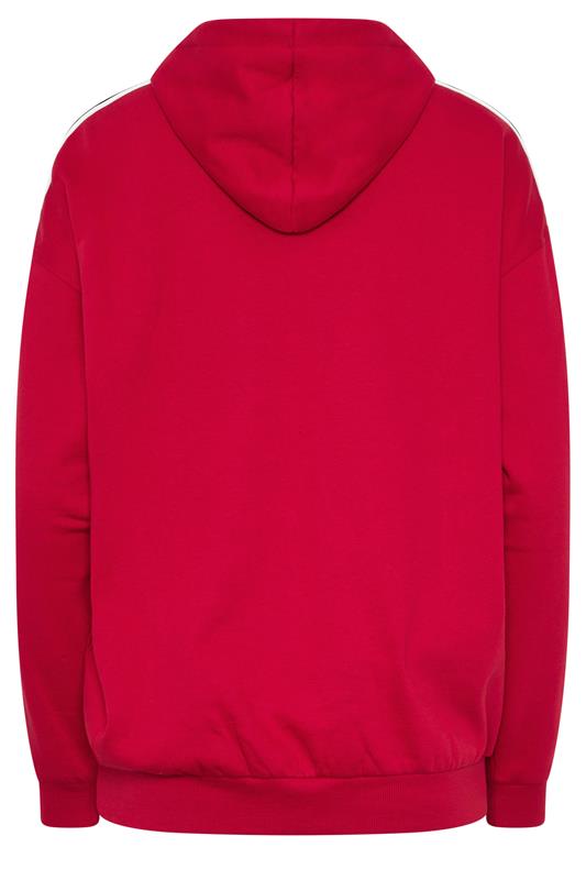 LTS Tall Women's Red Side Tape Hoodie | Long Tall Sally 6