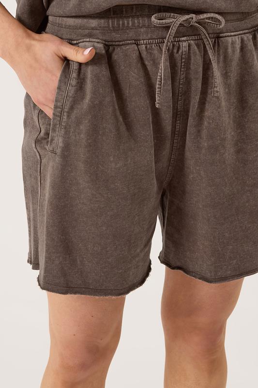 LTS Tall Women's Navy Blue Acid Wash Shorts | Long Tall Sally 5
