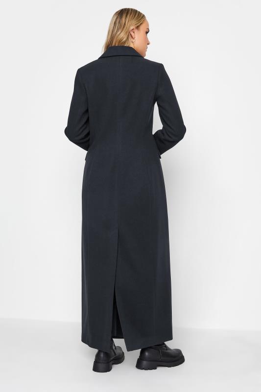LTS Tall Women's Dark Navy Blue Maxi Formal Coat | Long Tall Sally 3