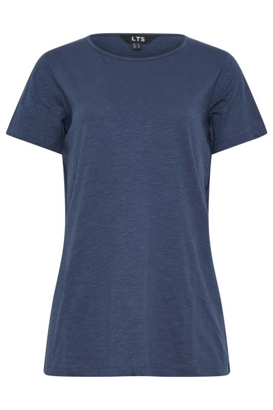 LTS Tall Womens Navy Blue Short Sleeve T-Shirt | Long Tall Sally 5