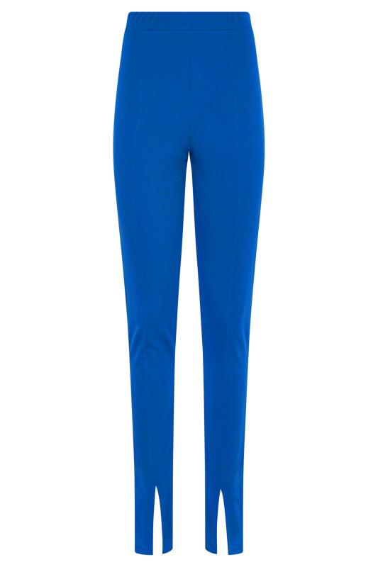 LTS Tall Women's Cobalt Blue Split Front Slim Trousers | Long Tall Sally 4