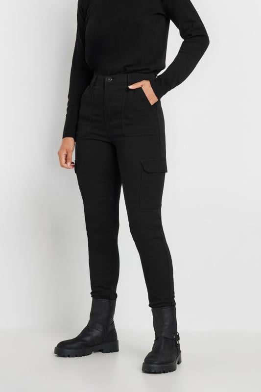 LTS Tall Black Cargo Skinny Jeans | Long Tall Sally  2