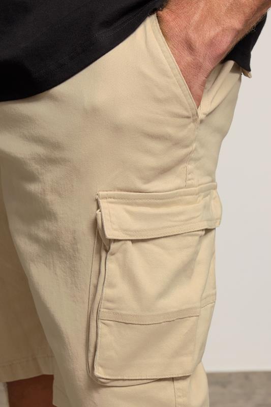 BadRhino Stone Brown Stretch Cargo Shorts | BadRhino 4