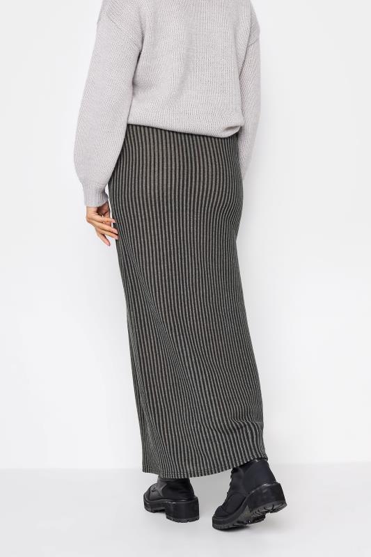 LTS Tall Black Ribbed Maxi Skirt | Long Tall Sally  3