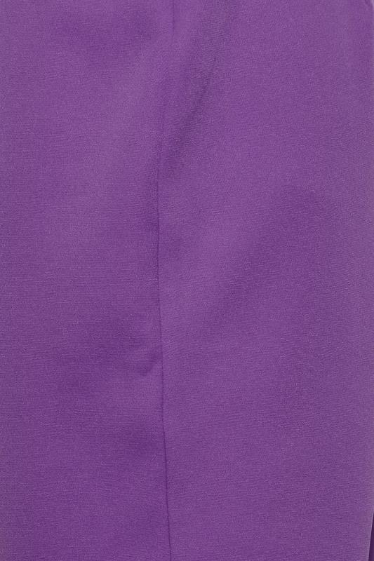 LTS Tall Women's Purple Scuba Crepe Slim Leg Trousers | Long Tall Sally  5