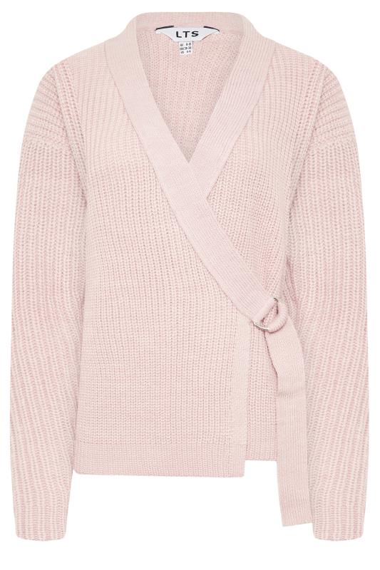 LTS Tall Womens Pale Pink Ballet Knitted Cardigan | Long Tall Sally 6