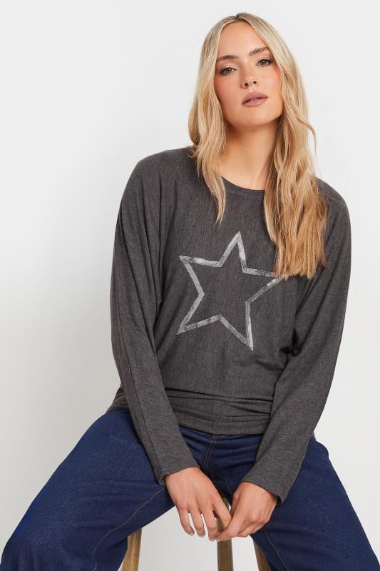 Grey jumper with stars hotsell