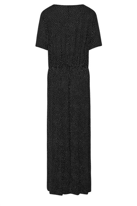 LTS Tall Women's Black Spot Print Pocket Midaxi Dress | Long Tall Sally 6