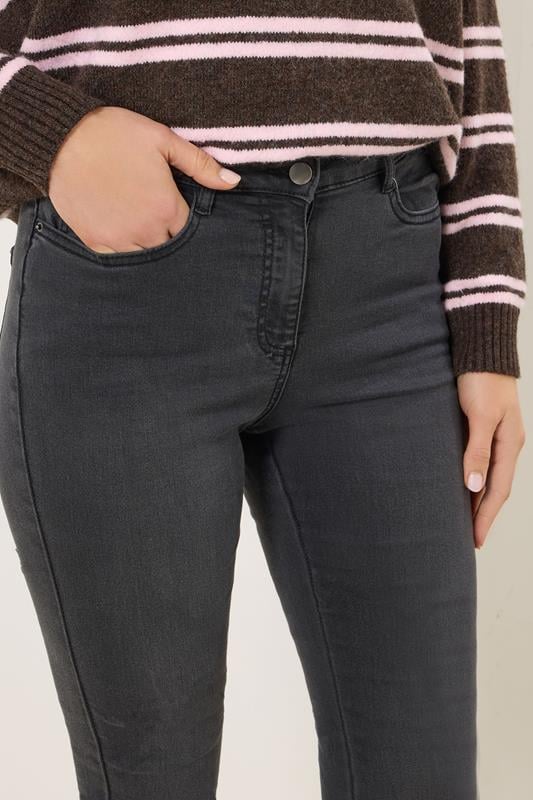 LTS Tall Women's Black Washed AVA Skinny Jeans | Long Tall Sally 4