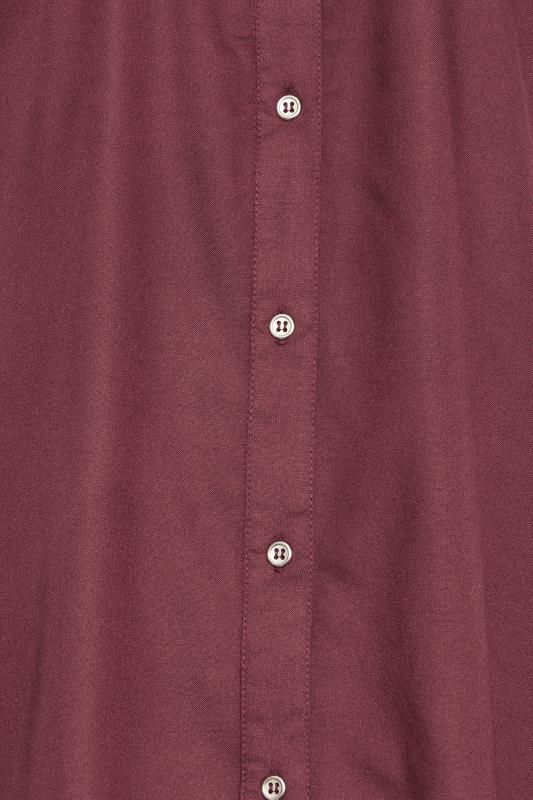 LTS Tall Berry Red Button Through Shirt | Long Tall Sally 5