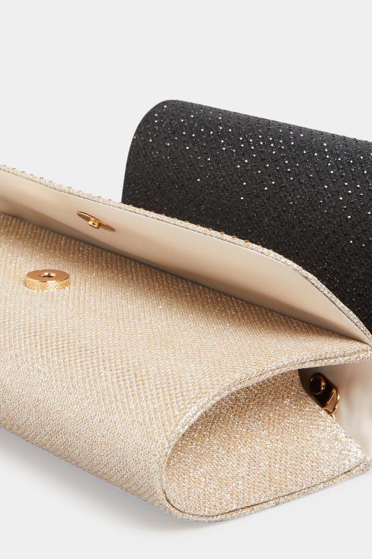 Rose Gold Diamante Clutch Bag | Yours Clothing 6