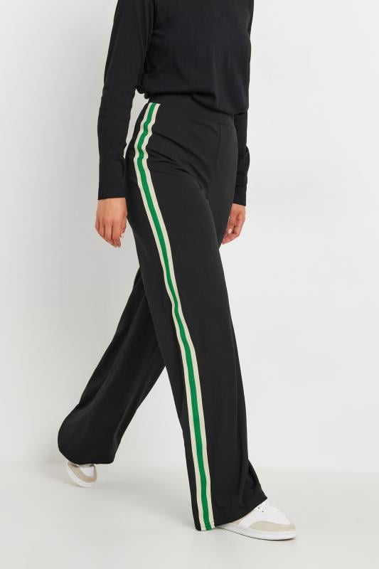 Black trousers with black side stripe online