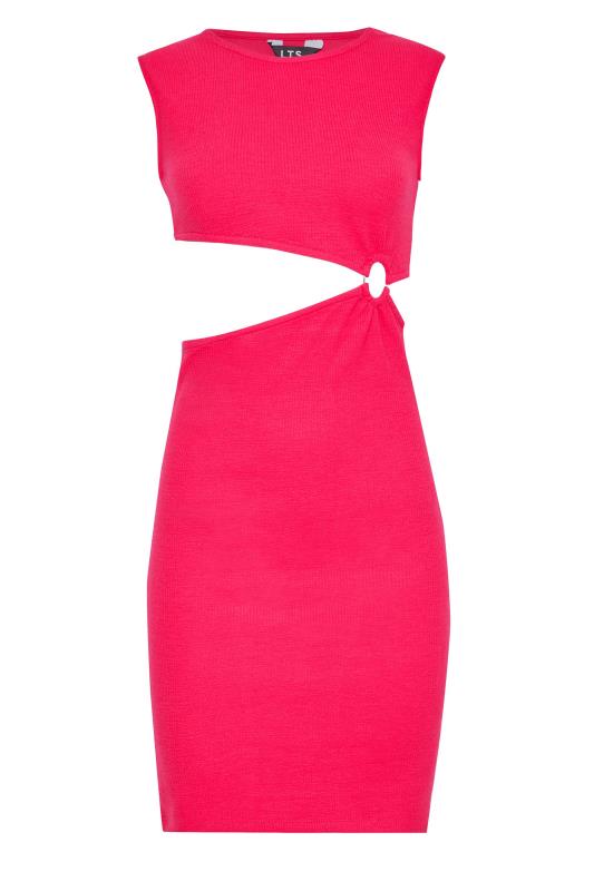 LTS Tall Women's Pink Cut Out Ring Detail Dress | Long Tall Sally 6