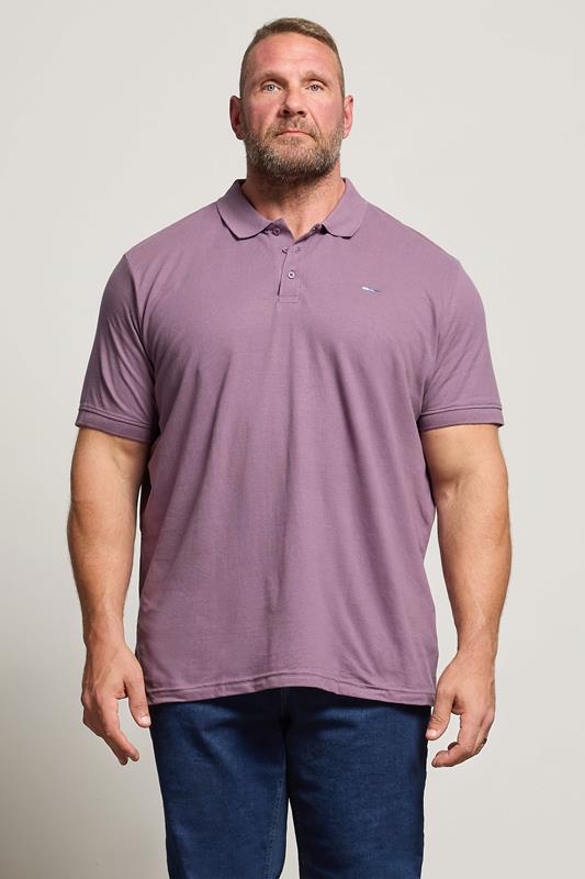 BadRhino Big & Tall Plum Purple Polo Shirt | BadRhino 1