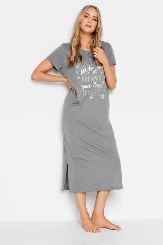 LTS Tall Women's Grey 'Dreams Come True' Midaxi Nightdress | Long Tall Sally 2