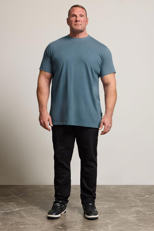 BadRhino Big & Tall Petrol Blue Extra Long Core T-Shirt | BadRhino 2