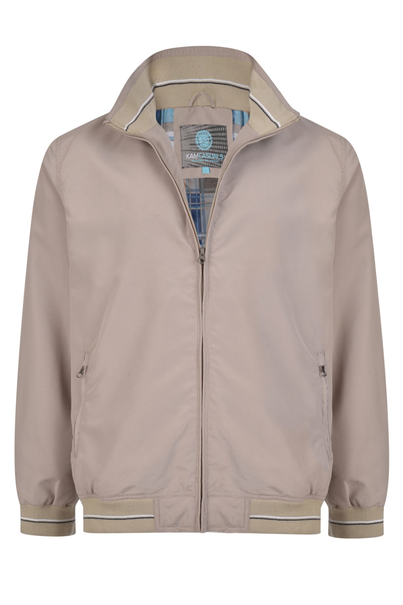 KAM Taupe Casual Jacket | BadRhino 2