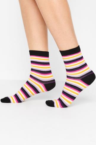 LTS Tall Women's 3 PACK Star & Stripe Print Ankle Socks | Long Tall Sally