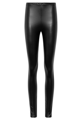 LTS Tall Womens Black Stretch Faux Leather Leggings | Long Tall Sally