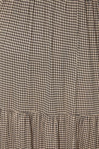 Tall Women's LTS Maternity Beige Brown Dogtooth Check Smock Dress ...