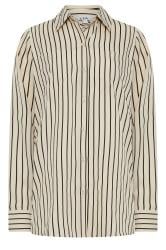 LTS Tall Womens Beige Brown Stripe Longline Shirt | Long Tall Sally 5