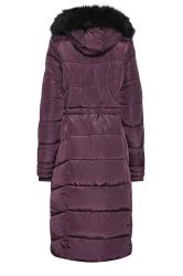 LTS Tall Berry Red Midi Padded Coat | Long Tall Sally 7