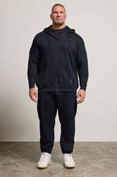 BadRhino Navy Blue Essential Zip Through Hoodie | BadRhino 2