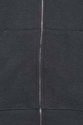 BadRhino Big & Tall Grey Zip Through Diamond Quilted Hoodie | BadRhino 5