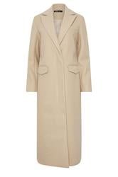LTS Tall Natural Brown Longline Maxi Coat | Long Tall Sally 5