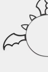 Black Novelty Bat Halloween Headband | Yours Clothing 2
