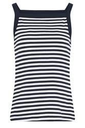 LTS Tall Women's 2 PACK White Stripe High Neck Ribbed Vest | Long Tall Sally 8