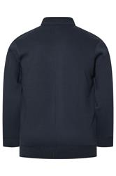 BadRhino Big & Tall Navy Blue Diamond Quilted Jacket 6