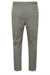 BadRhino Sage Green Elasticated Waist Chinos | BadRhino 7
