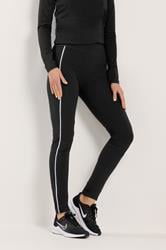 LTS Tall Women's Black Active Piped Leggings | Long Tall Sally 2