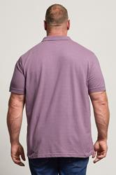 BadRhino Big & Tall Plum Purple Polo Shirt | BadRhino 3