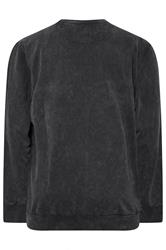 KAM Big & Tall Black Tie Dye Sweatshirt | BadRhino 2