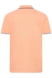 BadRhino Big & Tall Light Orange Tipped Polo Shirt | BadRhino 2