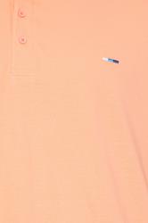 BadRhino Big & Tall Light Orange Tipped Polo Shirt | BadRhino 3